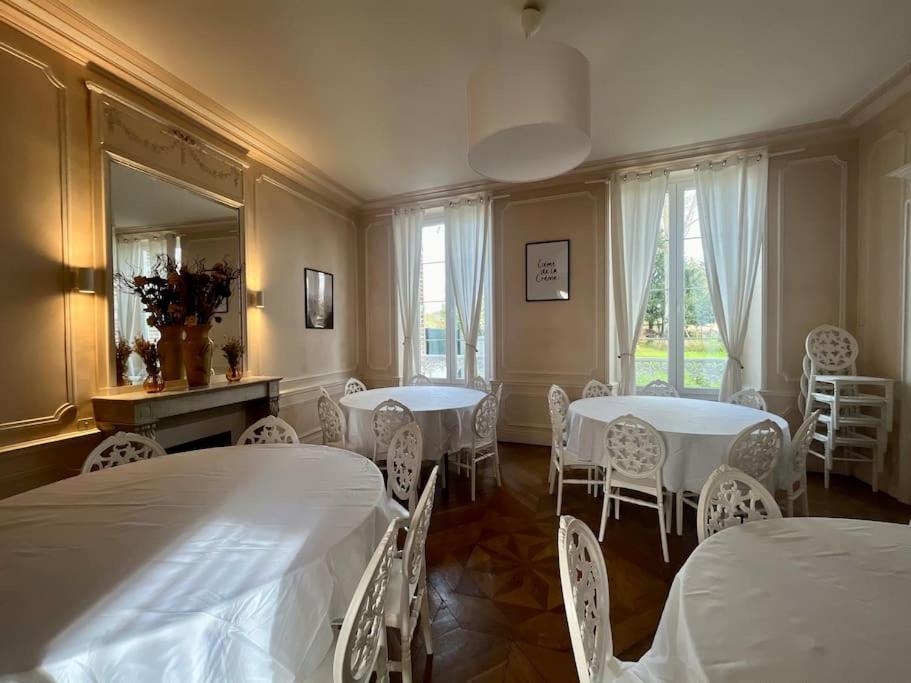 La Demeure De Margot - 24 Couchages Villa Villeneuve-sur-Yonne Buitenkant foto